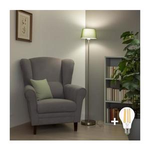 Brilagi - LED stojacia lampa CERIA 1xE27/40W/230V priemer 25 cm zelená/matný chróm EG300183+EG781034 vyobraziť