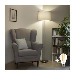 Brilagi - LED stojacia lampa CERIA 1xE27/40W/230V priemer 45 cm šedá/matný chróm EG300183+EG781042 vyobraziť
