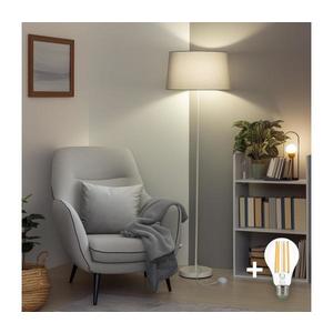 Brilagi - LED stojacia lampa CERIA 1xE27/40W/230V pr. 45 cm šedá/biela EG300182+EG781042 vyobraziť