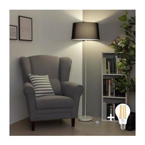 Brilagi - LED stojacia lampa CERIA 1xE27/40W/230V pr. 45 cm čierna/biela EG300182+EG781044 vyobraziť