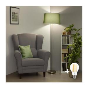 Brilagi - LED stojacia lampa CERIA 1xE27/40W/230V pr. 45 cm zelená/matný chróm EG300183+EG781045 vyobraziť