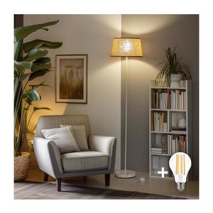Brilagi - LED stojacia lampa CERIA 1xE27/40W/230V pr. 35 cm béžová/biela EG300182+EG781083 vyobraziť