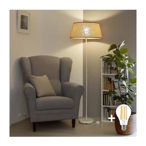 Brilagi - LED stojacia lampa CERIA 1xE27/40W/230V priemer 50 cm béžová/biela EG300182+EG781084 vyobraziť