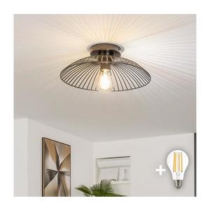 Brilagi - LED prisadený luster CERIA WIRE 1xE27/40W/230V pr. 26 cm čierny EG300175+EG300158 vyobraziť