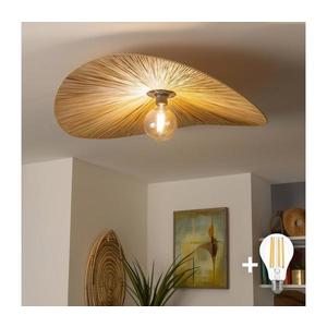 Brilagi - LED prisadený luster CERIA BOHO 1x objímka E27/40W/230V, priemer 80 cm, rafia EG300175+EG781096 vyobraziť