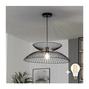 Brilagi - LED luster na lanku CERIA WIRE 1xE27/40W/230V pr. 60 cm čierna EG300169+EG300159+EG300161 vyobraziť