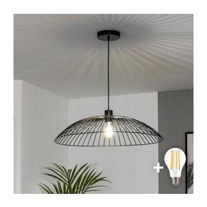 Brilagi - LED luster na lanku CERIA WIRE 1xE27/40W/230V priemer 60 cm čierna EG300169+EG300161 vyobraziť