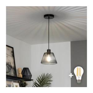 Brilagi - LED luster na lanku CERIA WIRE 1xE27/40W/230V priemer 21 cm čierny EG300169+EG300162 vyobraziť