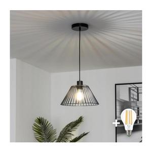 Brilagi - LED luster na lanku CERIA WIRE 1xE27/40W/230V priemer 30 cm čierna EG300169+EG300163 vyobraziť