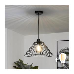 Brilagi - LED závesné svietidlo na lanku CERIA WIRE 1xE27/40W/230V pr. 45 cm čierne EG300169+EG300164 vyobraziť