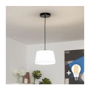 Brilagi - LED závesný luster na lanku CERIA 1xE27/40W/230V, priemer 25 cm, biela EG300169+EG781032 vyobraziť