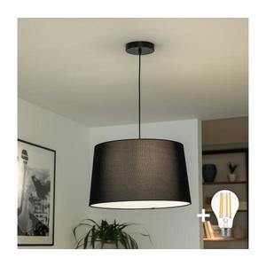 Brilagi - LED luster na lanku CERIA 1xE27/40W/230V, priemer 45 cm, čierny EG300169+EG781044 vyobraziť
