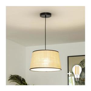 Brilagi - LED luster na lanku CERIA 1xE27/40W/230V, priemer 35 cm, béžový EG300169+EG781083 vyobraziť