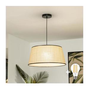 Brilagi - LED luster na lankách CERIA 1×E27/40W/230V Ø 50 cm béžový EG300169+EG781084 vyobraziť