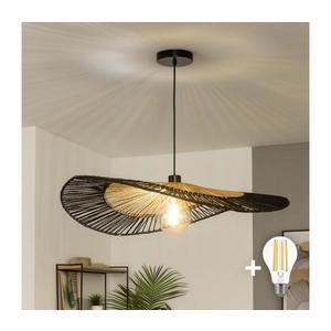 Brilagi - LED luster na lanku CERIA BOHO 1xE27/40W/230V pr. 80 cm čierna/hnedá EG300169+EG781093 vyobraziť