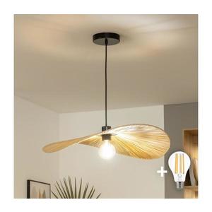 Brilagi - LED luster na lanku CERIA BOHO 1xE27/40W/230V, priemer 60 cm, rafia EG300169+EG781095 vyobraziť