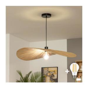 Brilagi - LED luster na lanku CERIA BOHO 1xE27/40W/230V, priemer 80 cm, rafia EG300169+EG781096 vyobraziť