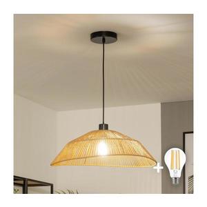 Brilagi - LED závesný luster na lanku CERIA BOHO 1xE27/40W/230V priemer 50 cm hnedý EG300169+EG781097 vyobraziť