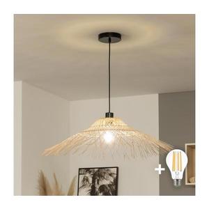 Brilagi - LED luster na lanku CERIA BOHO 1xE27/40W/230V pr. 70 cm bambus EG300169+EG781124 vyobraziť