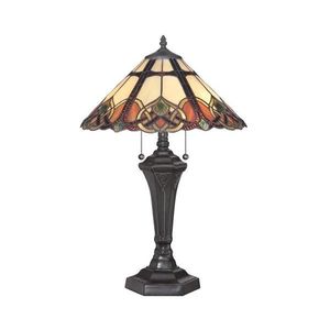 Elstead QZ-CAMBRIDGE-TL - Stolná lampa Tiffany BELLE 2xE27/75W/230V QZ-CAMBRIDGE-TL vyobraziť