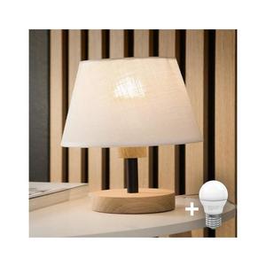 Brilagi - LED Stolná lampa ANTHONY 1xE14/40W/230V dub/biela 8590828610885 vyobraziť