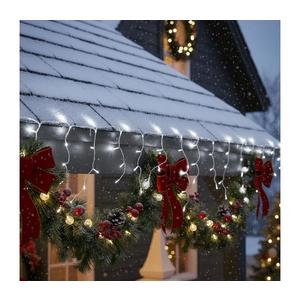 Brilagi - LED Vonkajší vianočný reťazec 200xLED/8 funkcií 13m IP44 studené biele 1v1122-OEM1 vyobraziť