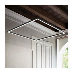Ideal Lux - LED závesný luster ORACLE SLIM LED/53W/230V 3000K 90x90 cm čierna 259208 vyobraziť