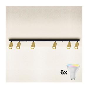Brilagi - stmievateľné LED bodové svietidlo SELE GOLDEN 6xGU10/6, 5W/230V čierna/zlatá BG1009+AI2320 vyobraziť