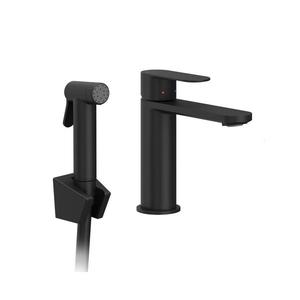 Ravak X070462 - Umývadlová batéria s bidetovou sprškou CHROME čierna X070462 vyobraziť