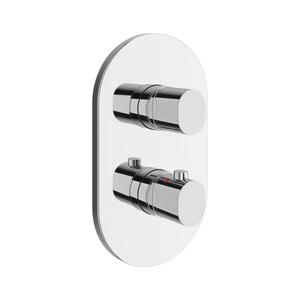 Ravak X070455 - Termostatická sprchová batéria pre podomietkovú inštaláciu CHROME lesklý chróm X070455 vyobraziť