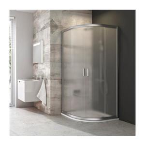 Ravak 3B240U00ZG - Sprchový kút štvordielny štvrťkruhový BLIX 80x80cm satinový 3B240U00ZG vyobraziť
