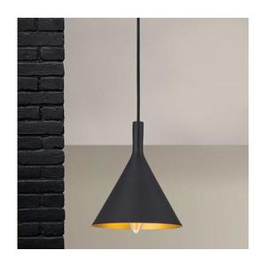 Orion - Luster na lanku GUNDA 1xE14/40W/230V pr. 16, 5 cm čierna/zlatá HL 6-1627 schwarz-gold vyobraziť