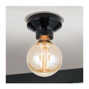 Orion - Stropné svietidlo FROST 1xE27/60W/230V čierne DL 7-679 schwarz/Kera vyobraziť