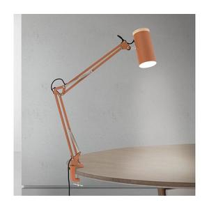 Orion - Stolná lampa so svorkou GILI 1xE27/40W/230V tehlová LA 4-1236 korallenrot vyobraziť