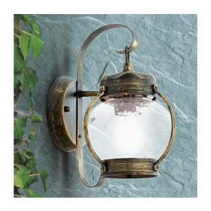 Orion - Vonkajšie nástenné svietidlo TAVERNA 1xE27/60W/230V IP23 bronz/patina AL 11-1165 schwarz-gold vyobraziť