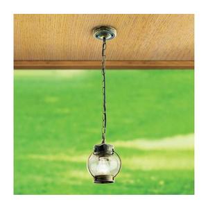 Orion - Vonkajšie závesné svietidlo TAVERNA 1xE27/60W/230V IP23 bronz/patina AL 11-1166 schwarz-gold vyobraziť