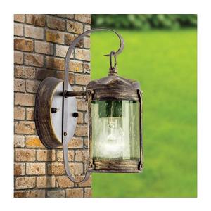 Orion - Vonkajšie nástenné svietidlo TAVERNA 1xE27/60W/230V IP23 bronz/patina AL 11-1169 schwarz-gold vyobraziť