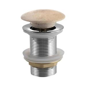 Sapho - Umývadlová výpusť Click-Clack BLOK pr. 6, 7 cm travertín/lesklý chróm 2401-901 vyobraziť