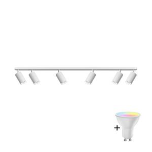 LED RGBW Stmievateľné kúpeľňové bodové svietidlo TURYN 6xGU10/6, 5W/230V IP44 biela SA1945+AI2320 vyobraziť