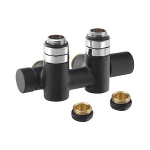 Sapho - Sada pripojovacích lov pre stredové pripojenie COMBI pravá/matná čierna CP461BS vyobraziť