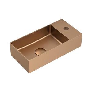 Sapho - Závesné umývadlo AURUM 36, 5x18 cm matné medené AU304 vyobraziť