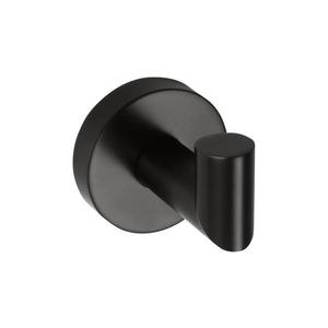 Sapho - Nástenný háčik X-ROUND 5, 5x6, 5 cm čierny XR208B vyobraziť