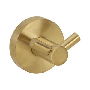 Sapho - Dvojitý nástenný háčik X-ROUND 5, 5x5 cm zlatý XR202GB vyobraziť