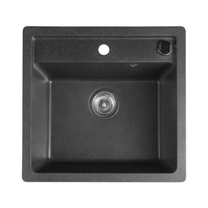 Sapho - Kuchynský drez 53x50 cm granit/čierny GR1034 vyobraziť