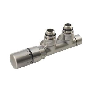 Sapho - Pripojovacia termostatická sada pre stredové pripojenie TWIN, ľavá, matná nerezová úprava CP3525S vyobraziť