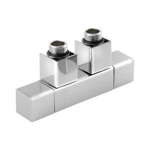 Sapho - Sada pripojovacích lov pre stredové pripojenie CUBE TWIN, lesklý chróm CP581S vyobraziť