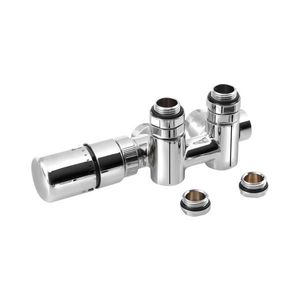 Sapho - Pripojovacia sada pre stredné pripojenie TWIN COMBI ľavá/lesklý chróm CP5012S vyobraziť