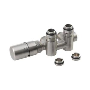 Sapho - Pripojovacia termostatická sada pre stredné pripojenie TWIN COMBI ľavá/matná nerezová oceľ CP5512S vyobraziť