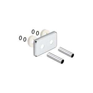 Sapho - Krycia rozeta pre stredové pripojenie TWIN, brúsená nerezová oceľ CP7535 vyobraziť