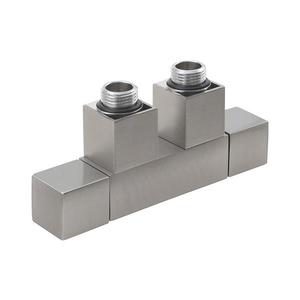 Sapho - Sada pripojovacích lov pre stredové pripojenie CUBE TWIN, matná nerezová oceľ CP582S vyobraziť